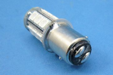 Red LED stop/tail BAY15d
