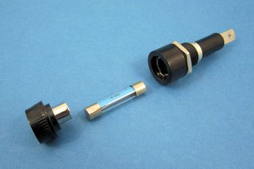 Panel mounted fuse holder