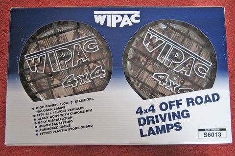 Wipac 4x4 offroad driving lamps