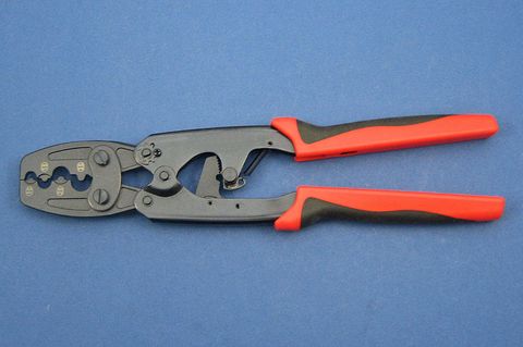 Battery terminal crimping tool