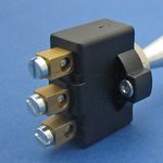 Toggle switch -  turned aluminium lever thumbnail