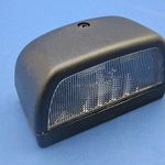 Black plastic number plate lamp (102 x 55 x 57mm) thumbnail