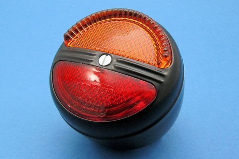 Combined tail light and indicator light