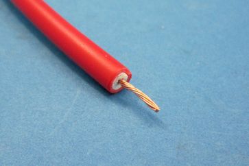5mm PVC HT Cable Black or Red
