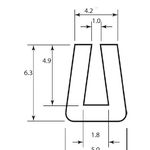 Grommet Strip - Black thumbnail