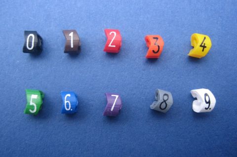Slide On Cable Markers
