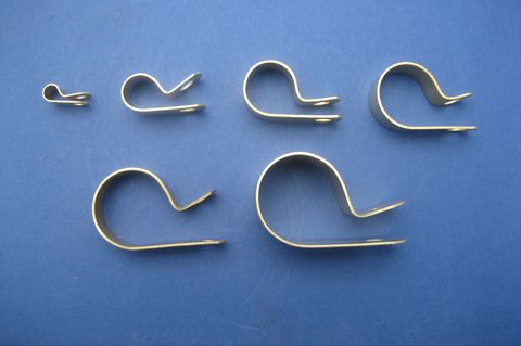 P Clips - Brass