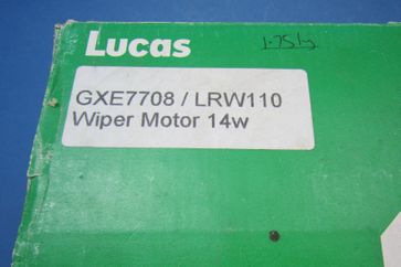 Lucas Wiper Motor