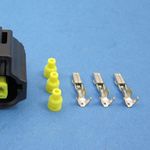 3 TERMINAL OVAL DENSO ALTERNATOR PLUG thumbnail