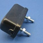 Black plastic number plate lamp (83 x 30 x 35mm) thumbnail