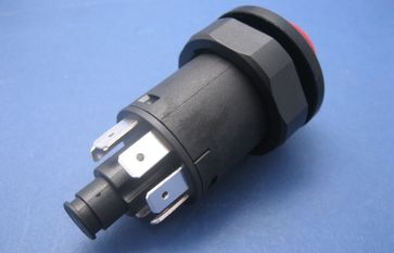 Panel mounted push on hazard switch
