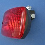 Rear fog lamp mounted on an adjustable steel bracket thumbnail