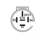 Lucas 26ra SRB400 12v relay (2 x 20A) thumbnail