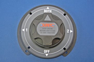 Marine battery isolator and change over switch