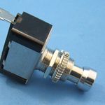 Push/push button switch. Metal button, metal housing thumbnail