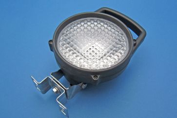 Black Plastic Work Lamp with Rocker Switch