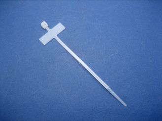 Cable Ties - White Nylon with Marker Plate