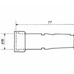 NGK SB05F Straight Suppressed Plug Cap thumbnail