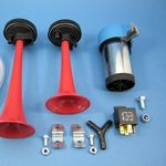 Twin Marco air horns and compressor thumbnail