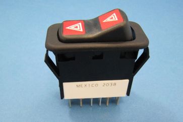 Rocker hazard switch