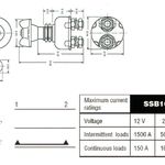 Lucas SSB106 Battery Isolator Switch thumbnail