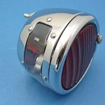 Reproduction black/chrome Lucas ST38 Pork-Pie Light thumbnail