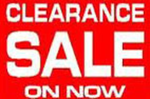 Liquidation du stock