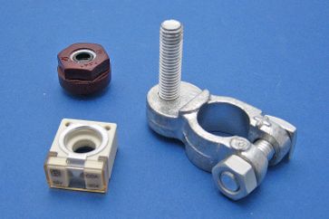Fused Battery Clamp Nuts
