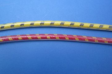 CABLE WITH CLEAR HEAT SHRINK APPLIED
