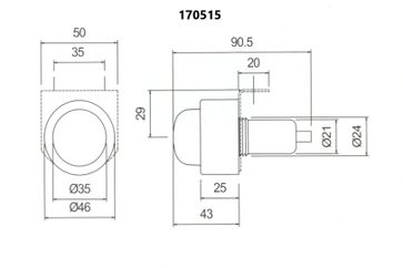 Rubber bodied marker lamp
