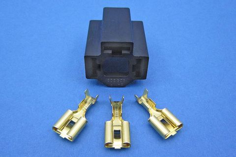Head Lamp H4 Connecting Sockets - Straight