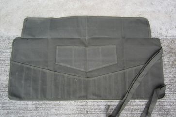 Waxed Canvas Tool Roll