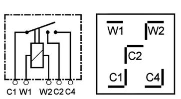 LUCAS SRB301 22RA 12v starter relay