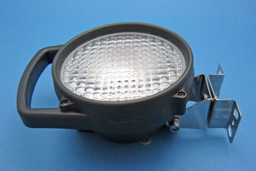 Black Plastic Work Lamp with Rocker Switch