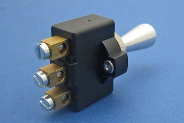 Toggle switch -  turned aluminium lever