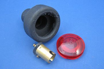 Rubber bodied tail lamp
