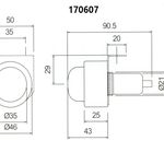 Rubber bodied marker lamp thumbnail