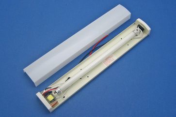 Fluorescent tube interior lamp
