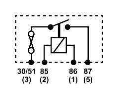 Lucas SRB810 30A with fuse