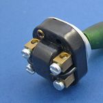 Toggle switch - illuminated large green lever thumbnail