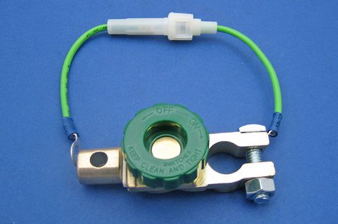 Quick disconnect battery terminals (with fuse)