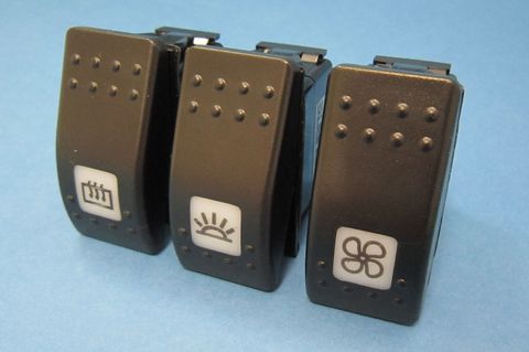 On/Off Specific Panel Modular Rocker Switches