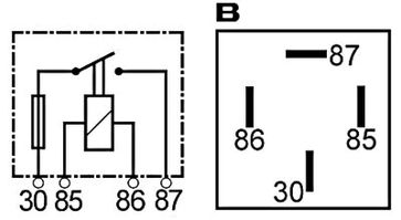 12 Volt Relay - fused make and break
