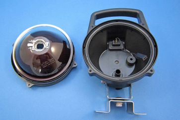 Black Plastic Work Lamp with Rocker Switch
