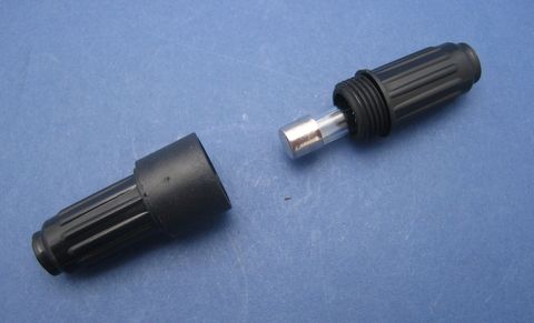 Glassicherungshalter mit 15A-Sicherung