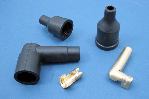 Messing Zündkerzen- und Zündspulenanschlüsse, Stecker und Isolierhülsen