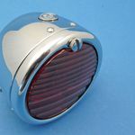 Reproduction black/chrome Lucas ST38 Pork-Pie Light thumbnail