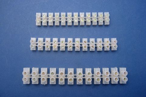 Standard PVC 12-Way Terminal Blocks