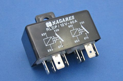 12V Twin Make and Break Relay