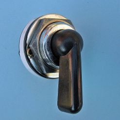 Rotary switch - black plastic lever
